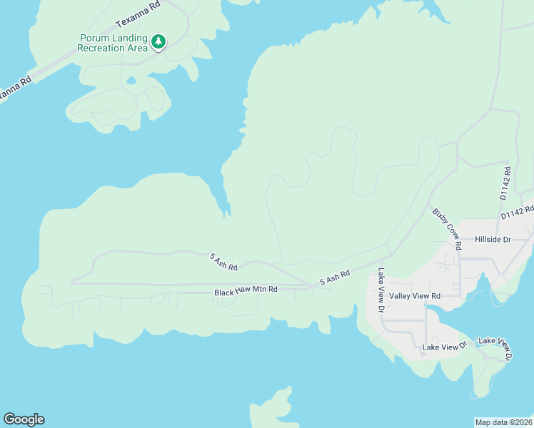 map of restaurants, bars, coffee shops, grocery stores, and more near 5 Ash Road in Porum