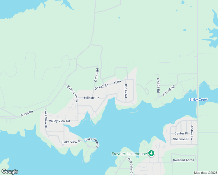 map of restaurants, bars, coffee shops, grocery stores, and more near 429690 East 1147 Road in Porum