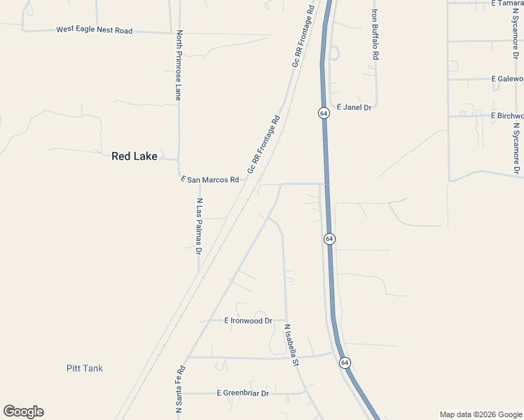 map of restaurants, bars, coffee shops, grocery stores, and more near 6900 Santa Fe Road in Williams
