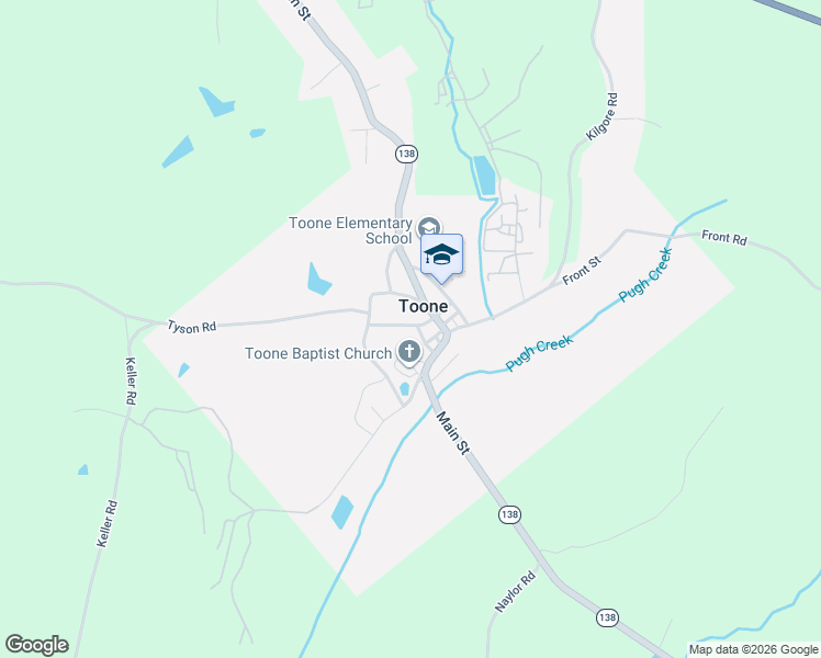 map of restaurants, bars, coffee shops, grocery stores, and more near in Toone