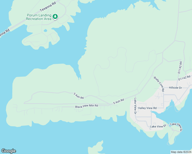 map of restaurants, bars, coffee shops, grocery stores, and more near 5 Ash Road in Porum