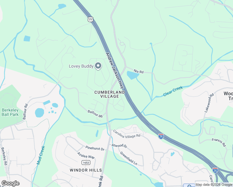 map of restaurants, bars, coffee shops, grocery stores, and more near 825 Clear Creek Road in Hendersonville