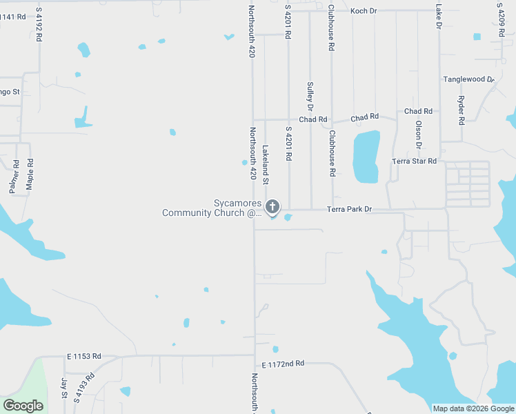 map of restaurants, bars, coffee shops, grocery stores, and more near Terra Park Drive in Eufaula