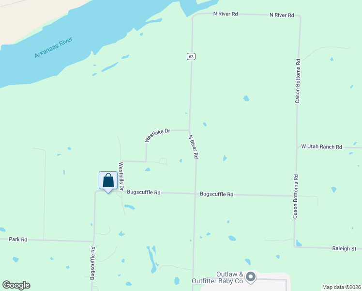 map of restaurants, bars, coffee shops, grocery stores, and more near 2325 North River Road in Lavaca