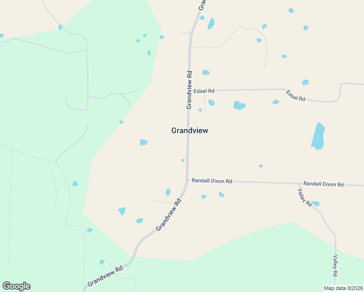 map of restaurants, bars, coffee shops, grocery stores, and more near 685 Grandview Road in Center Ridge