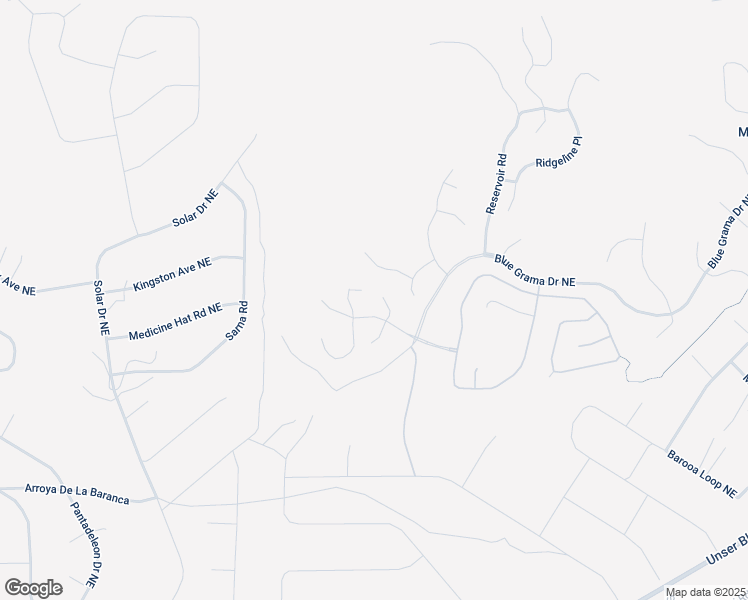 map of restaurants, bars, coffee shops, grocery stores, and more near 5626 Desert Sky Place in Rio Rancho