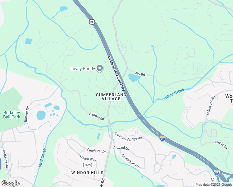 map of restaurants, bars, coffee shops, grocery stores, and more near 825 Clear Creek Road in Hendersonville