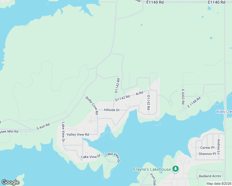 map of restaurants, bars, coffee shops, grocery stores, and more near Ferguson Drive in McIntosh County