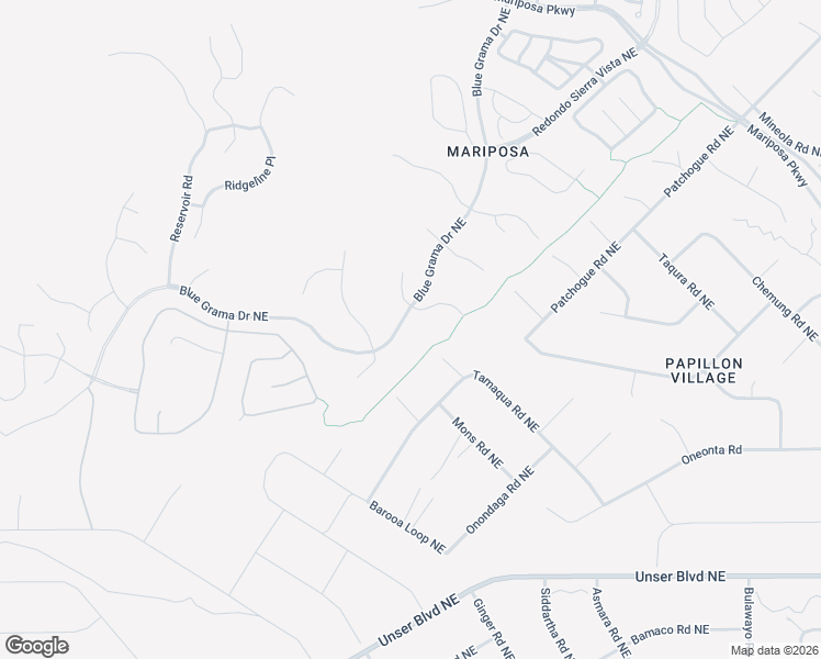 map of restaurants, bars, coffee shops, grocery stores, and more near 2403 Desert Zinnia Road in Rio Rancho