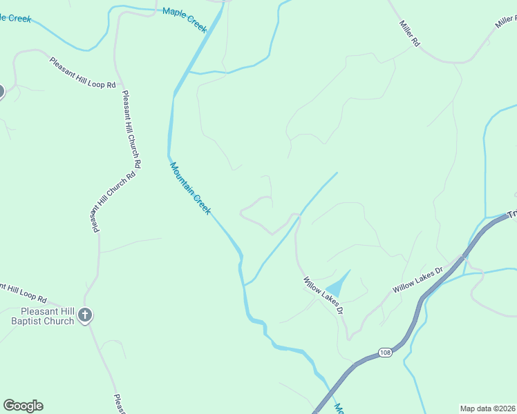 map of restaurants, bars, coffee shops, grocery stores, and more near 776 Willow Lakes Drive in Rutherfordton