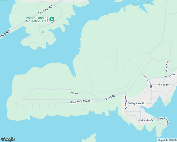 map of restaurants, bars, coffee shops, grocery stores, and more near 5 Ash Road in Porum