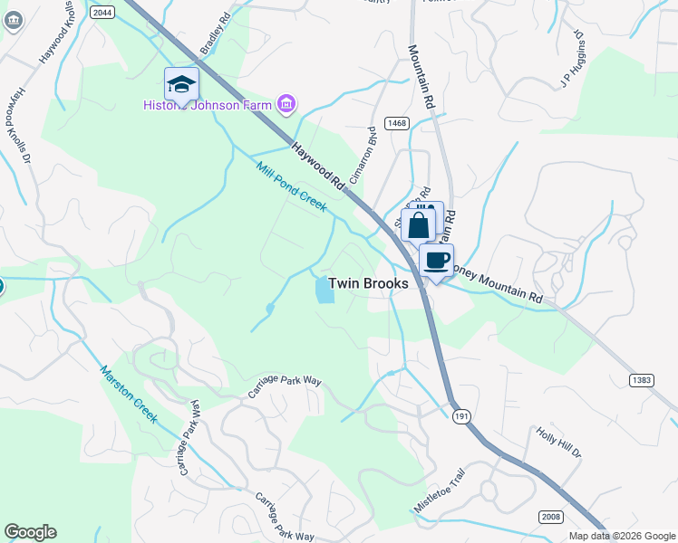 map of restaurants, bars, coffee shops, grocery stores, and more near 212 Leverette Drive in Hendersonville