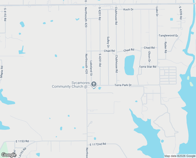map of restaurants, bars, coffee shops, grocery stores, and more near 424978 East 1165 Road in Eufaula