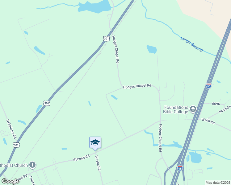 map of restaurants, bars, coffee shops, grocery stores, and more near 73 V S Lee Lane in Dunn