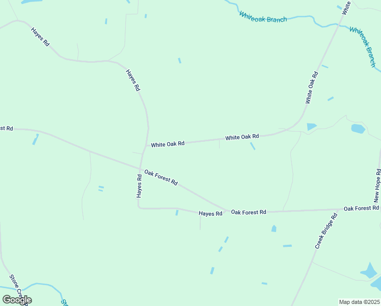 map of restaurants, bars, coffee shops, grocery stores, and more near 1335 White Oak Road in Four Oaks