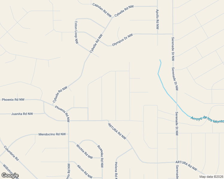map of restaurants, bars, coffee shops, grocery stores, and more near Margarita Road Northwest in Rio Rancho
