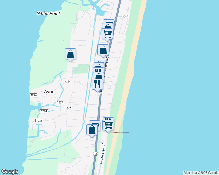 map of restaurants, bars, coffee shops, grocery stores, and more near 40265 Younce Road in Avon