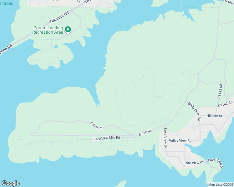 map of restaurants, bars, coffee shops, grocery stores, and more near 5 Ash Road in Porum