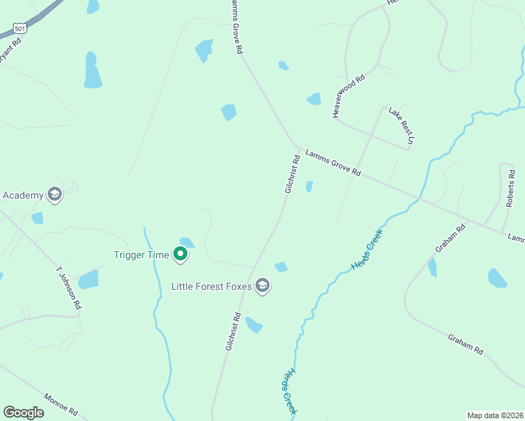 map of restaurants, bars, coffee shops, grocery stores, and more near 184 Gilchrist Road in Carthage