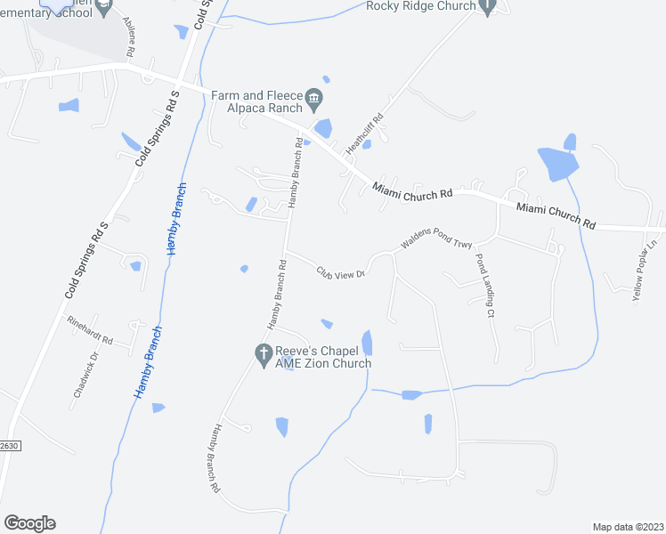 map of restaurants, bars, coffee shops, grocery stores, and more near 4631 Club View Drive in Concord