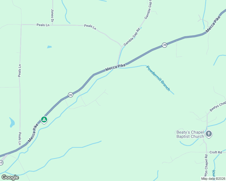 map of restaurants, bars, coffee shops, grocery stores, and more near 177 Graham Loop in Tellico Plains