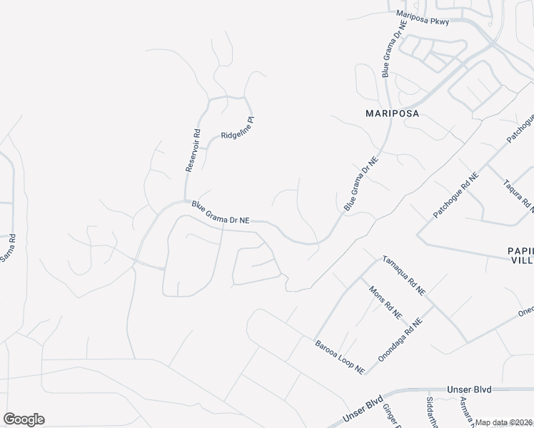 map of restaurants, bars, coffee shops, grocery stores, and more near 5735 Venada Court in Rio Rancho