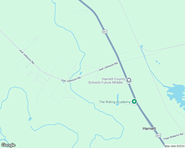 map of restaurants, bars, coffee shops, grocery stores, and more near 2494 Joel Johnson Road in Lillington