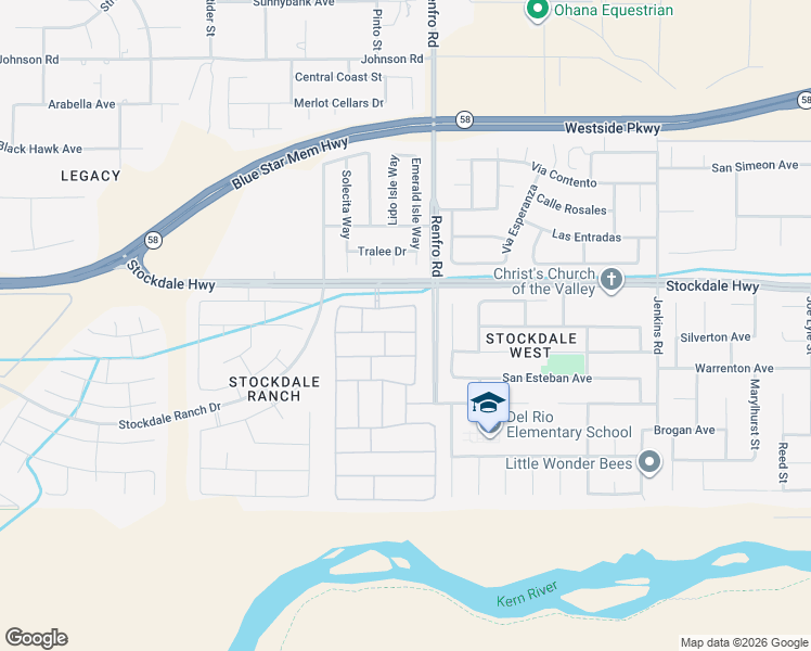 map of restaurants, bars, coffee shops, grocery stores, and more near 14606 Lemon Lily Drive in Bakersfield