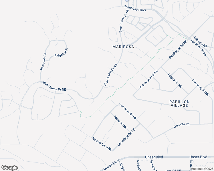 map of restaurants, bars, coffee shops, grocery stores, and more near 2406 Desert Zinnia Road in Rio Rancho