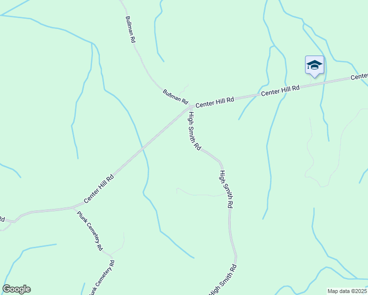 map of restaurants, bars, coffee shops, grocery stores, and more near 1500 High Smith Road in Finger