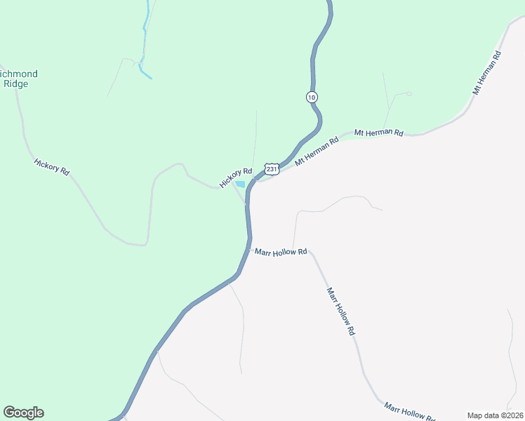 map of restaurants, bars, coffee shops, grocery stores, and more near 1617 Shelbyville Highway in Petersburg