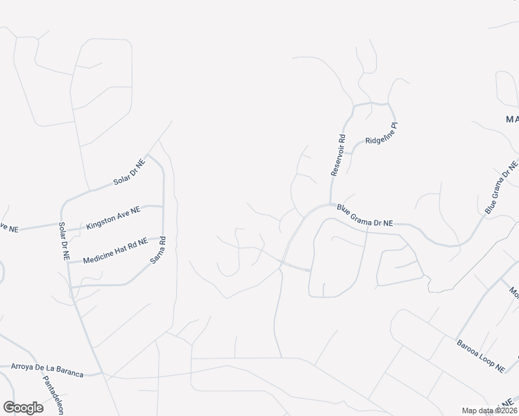 map of restaurants, bars, coffee shops, grocery stores, and more near 5624 Upland Meadows Road in Rio Rancho