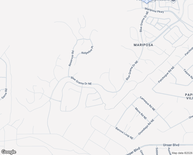 map of restaurants, bars, coffee shops, grocery stores, and more near 5735 Venada Court in Rio Rancho