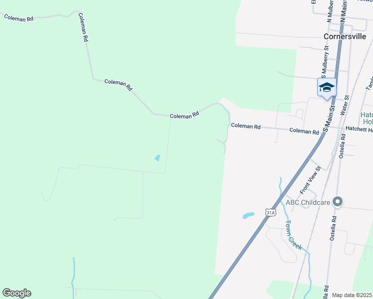 map of restaurants, bars, coffee shops, grocery stores, and more near 2725 Mc Connell Road in Cornersville
