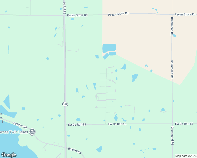 map of restaurants, bars, coffee shops, grocery stores, and more near 108 Blue Cedar Circle in Shawnee