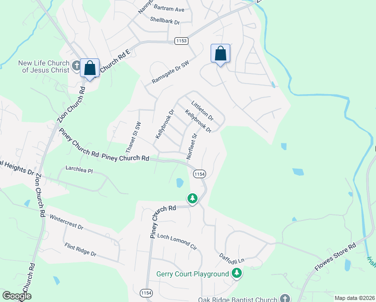 map of restaurants, bars, coffee shops, grocery stores, and more near 4485 Norfleet Street in Concord