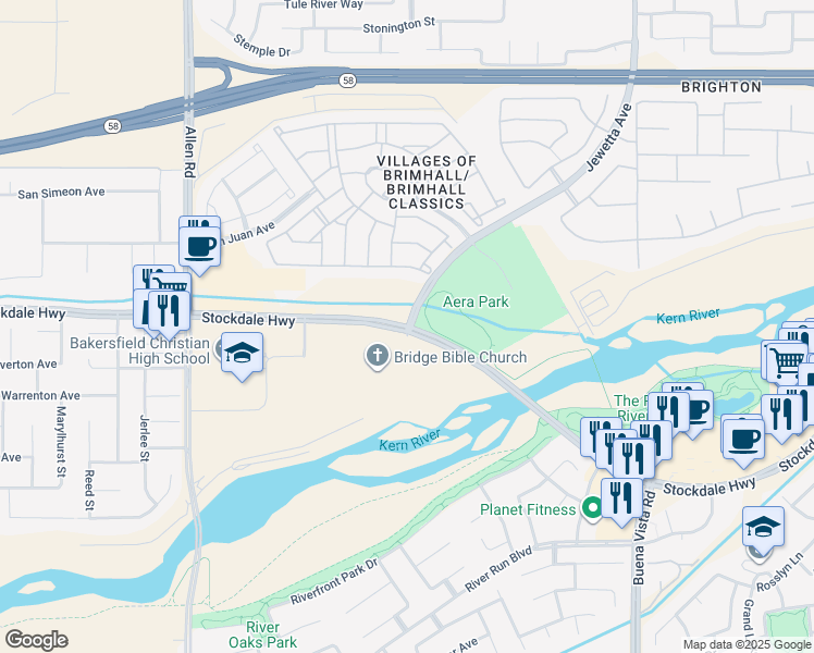 Stockdale Hwy & Jewetta Ave, Bakersfield CA Walk Score