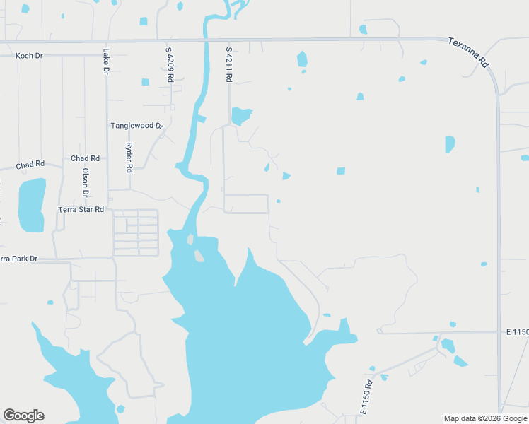 map of restaurants, bars, coffee shops, grocery stores, and more near 475 North 4210 Road in Eufaula
