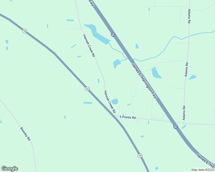 map of restaurants, bars, coffee shops, grocery stores, and more near 3587 Hannah Creek Road in Benson