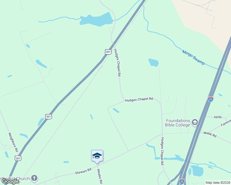 map of restaurants, bars, coffee shops, grocery stores, and more near 73 V S Lee Lane in Dunn