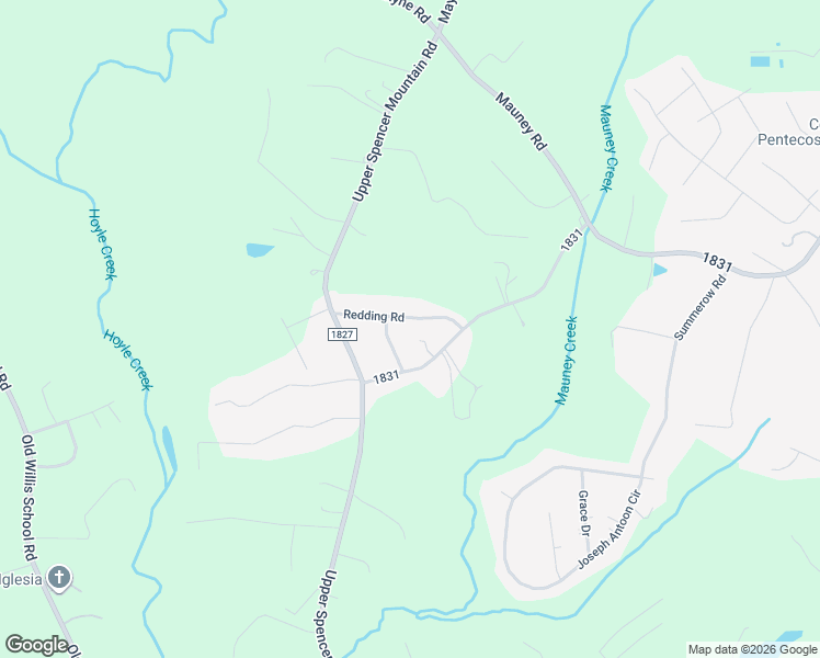 map of restaurants, bars, coffee shops, grocery stores, and more near 215 Louise Drive in Stanley
