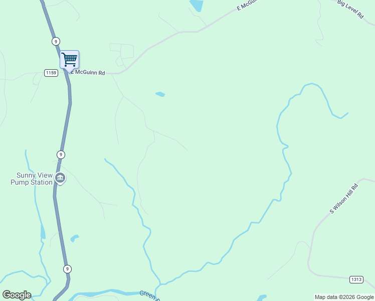 map of restaurants, bars, coffee shops, grocery stores, and more near 4999 Lynch Road in Mill Spring