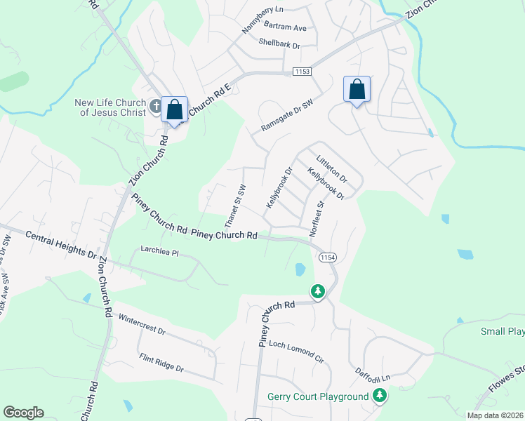 map of restaurants, bars, coffee shops, grocery stores, and more near 4588 Kellybrook Drive in Concord