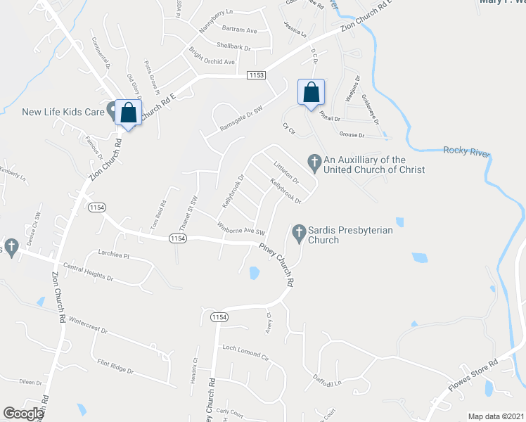 map of restaurants, bars, coffee shops, grocery stores, and more near 4463 Saint Catherines Court in Concord