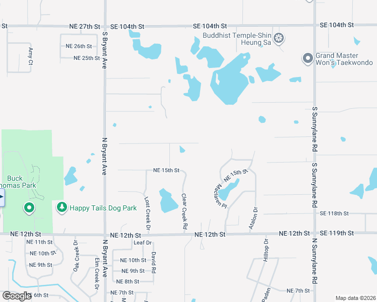 map of restaurants, bars, coffee shops, grocery stores, and more near 2311 Northeast 18th Street in Moore
