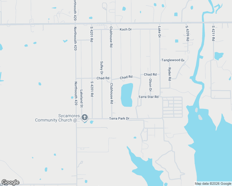 map of restaurants, bars, coffee shops, grocery stores, and more near 114491 South 4203 Road in Eufaula