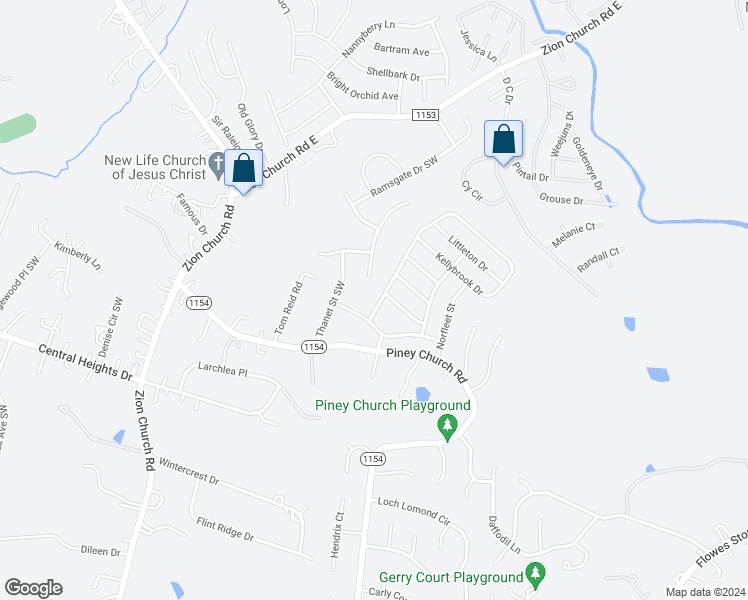 map of restaurants, bars, coffee shops, grocery stores, and more near 4572 Kellybrook Drive in Concord