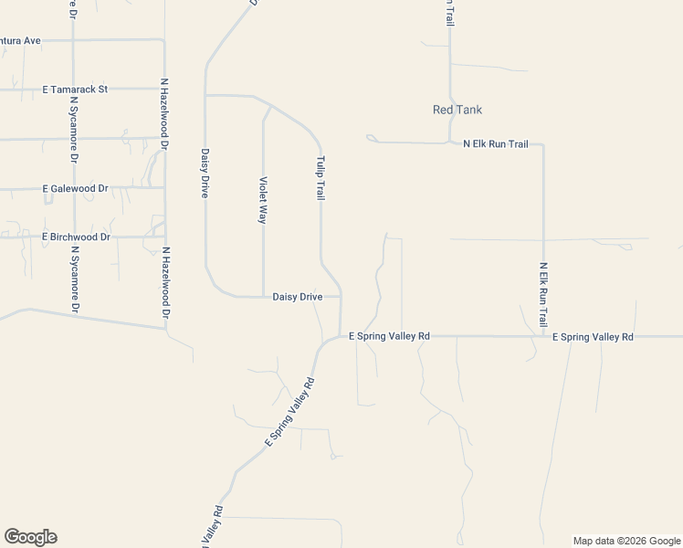 map of restaurants, bars, coffee shops, grocery stores, and more near 7226 Tulip Trail in Williams