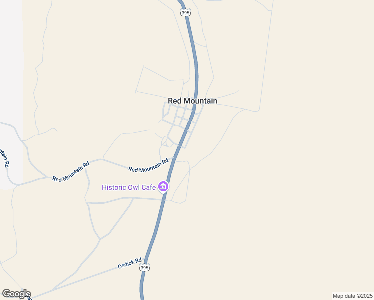 map of restaurants, bars, coffee shops, grocery stores, and more near 788 Red Mountain Road in Red Mountain