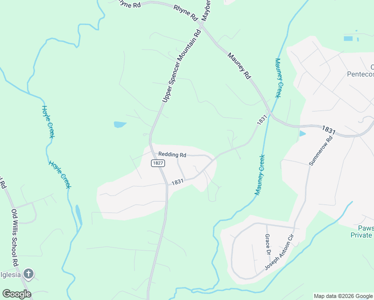 map of restaurants, bars, coffee shops, grocery stores, and more near 209 Redding Road in Stanley